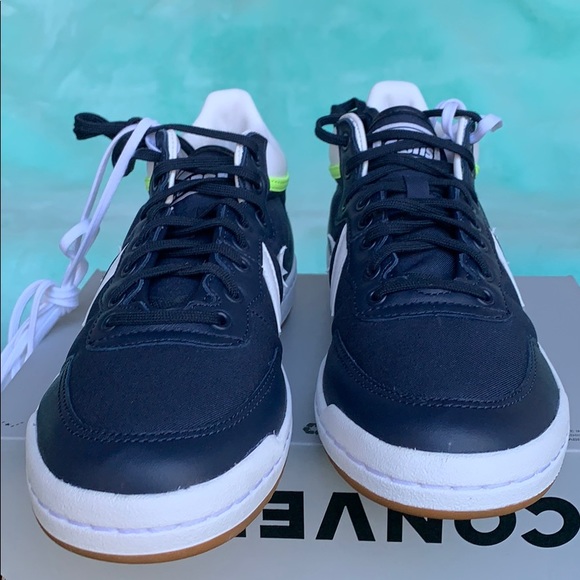 CONVERSE FASTBREAK PRO MID OBSIDIAN/WHITE/ MENS - Picture 8 of 16